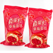 真果粒草莓面包