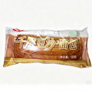 120g千层豆沙面包