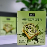 抹茶红豆厚切吐司