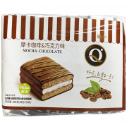 摩卡咖啡涂饰蛋糕